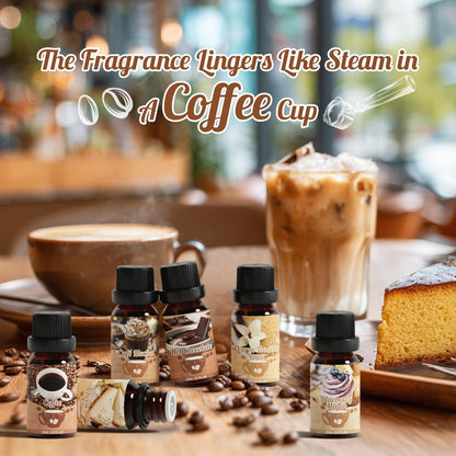 SNOWSEN Coffee Fragrance Oil Set | Premium Essential Oils for Diffusers, Candles & Soaps