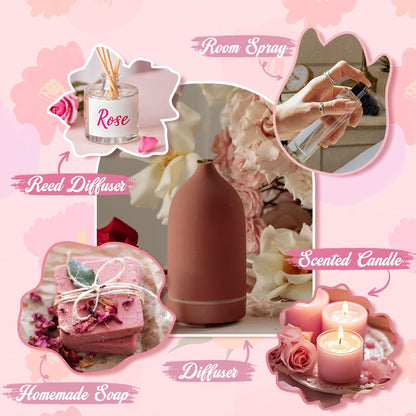 SNOWSEN Floral Essential Oil Set - Premium Oils for Diffusers