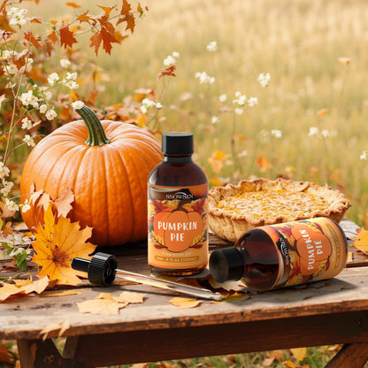 SNOWSEN Pumpkin Pie Fragrance Oil 120ml – Autumn Scent for Diffusers, Candles & Soaps, Premium Grade (4 FL OZ)