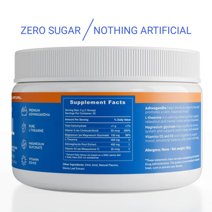 VERUS NUTRITION SoChill Powdered Drink Mix – Tropical Drift (Blackberry Peach) | No Sugar | Relaxation & Mood Support
