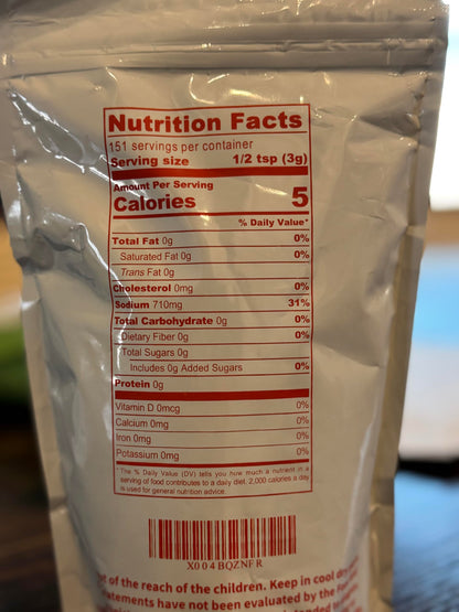 Sodium Citrate Powder 16 oz – Food Grade, Non-GMO, 454g