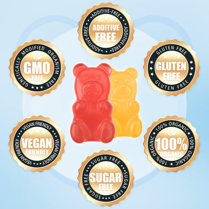 softbear Sugar Free Potassium Magnesium Gummies – 120 Count (Adults & Kids)