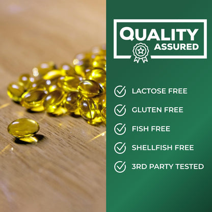 Vitamin D3 K2 5000 IU Plus with K2 MK-7 - 240 Softgels | Non-GMO