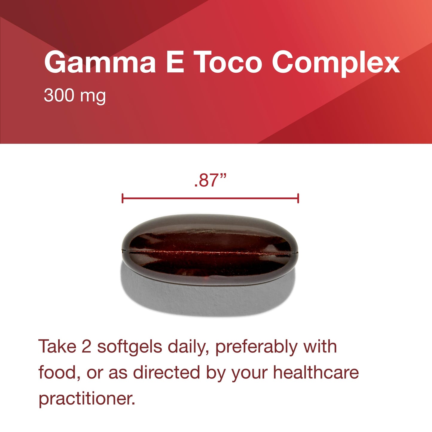 Protocol for Life Balance Gamma E Toco Complex - Vitamin E 300 mg | Antioxidant Support | Tocotrienols | Halal & Dairy Free | 90 Softgels