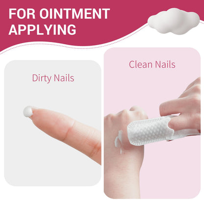 SOFYFINE 60 Counts Baby Tongue Cleaner & Finger Toothbrush – Newborns 0-24 Months