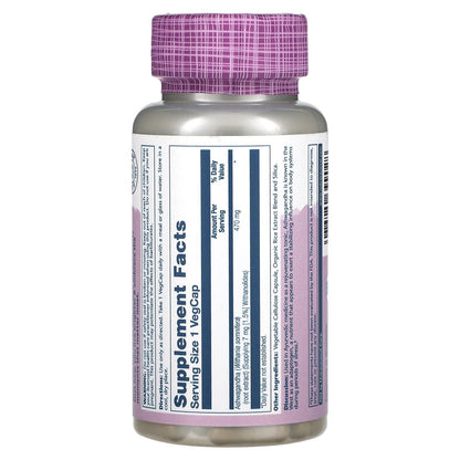 SOLARAY Ashwagandha 470 mg, 60 VegCaps