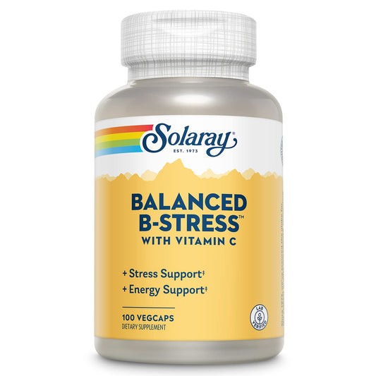 SOLARAY B-Stress Supplement | 100 Count BritishVita | Premium UK Vitamins & Wellness Supplements