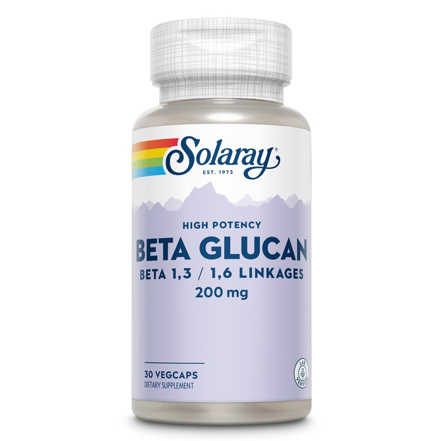 SOLARAY Beta Glucan Supplements – Immune & Heart Support (30 Servings)