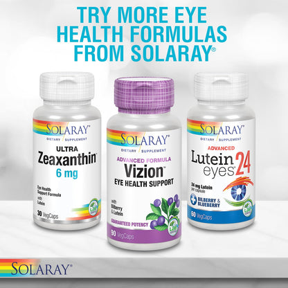 SOLARAY One Daily Bilberry & Lutein Supplement - 30 Count