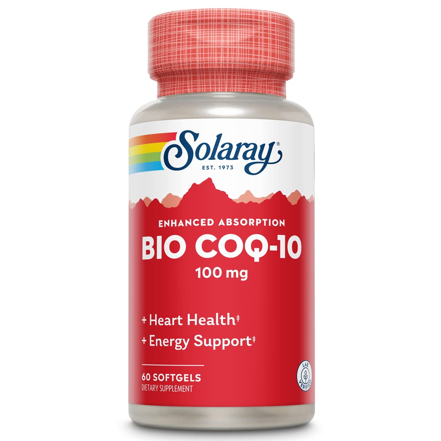 SOLARAY Bio CoQ-10 100 mg — Enhanced Absorption | Heart Health & Cellular Energy (60 CT)