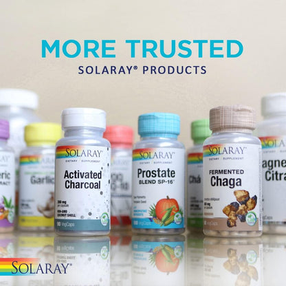 SOLARAY Black Garlic 500 mg – Fermented for Easy Digestion