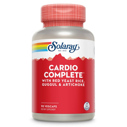 SOLARAY Cardio Complete – Red Yeast Rice, Guggul & Artichoke Extracts | Lab Verified