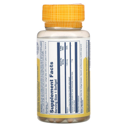 SOLARAY Vitamin A Beta Carotene 25,000 IU – 100 CT | Healthy Skin & Eyes