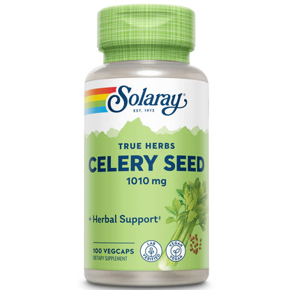 Solaray Celery Seed 505mg | 100 Vegetarian Capsules