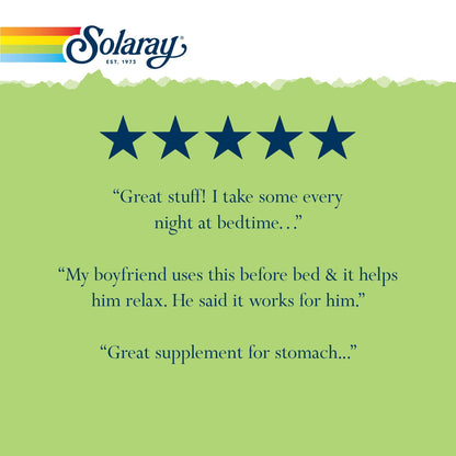 SOLARAY Chamomile - Digestive, Respiratory & Relaxation Support | 100 Servings, 100 VegCaps