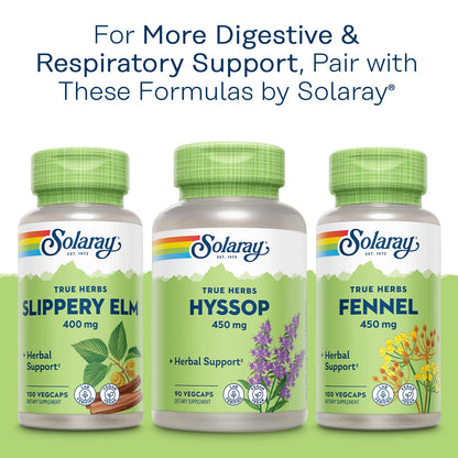 SOLARAY Chamomile - Digestive, Respiratory & Relaxation Support | 100 Servings, 100 VegCaps