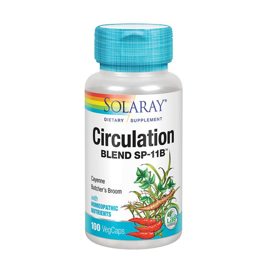 SOLARAY Circulation Blend SP-11B | Herbs & Cell Salt for Healthy Circulatory System Support | 50 Servings | 100 VegCaps BritishVita | Premium UK Vitamins & Wellness Supplements