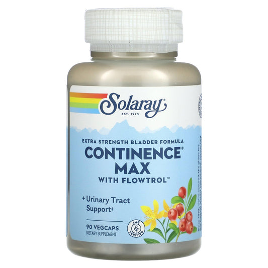 SOLARAY Continence Max with Flowtrol – Veg Cap (Carton), 90 Count BritishVita | Premium UK Vitamins & Wellness Supplements