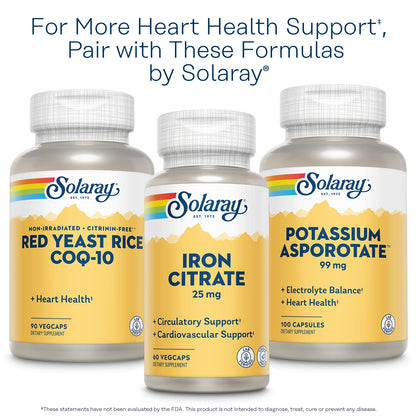 SOLARAY Pure CoQ-10 200 mg | Heart Health & Cellular Energy | 30 VegCaps