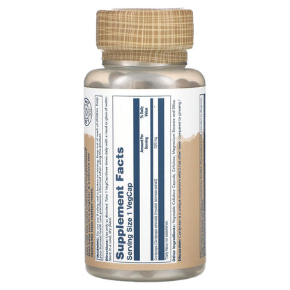 SOLARAY Cordyceps – Premium Cordyceps Mushroom Supplement for Energy