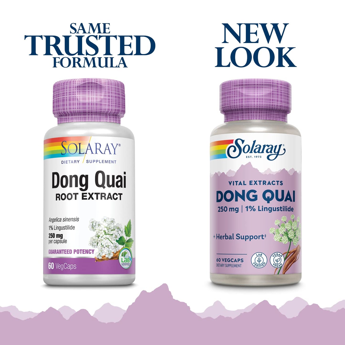 SOLARAY Dong Quai Root Extract - Guaranteed Potency, Veg Cap 60ct