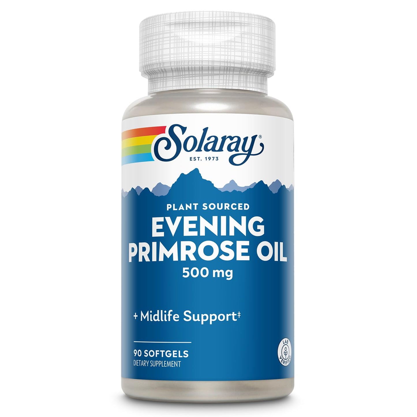 SOLARAY Evening Primrose Oil 500mg – Midlife Support, GLA & LA