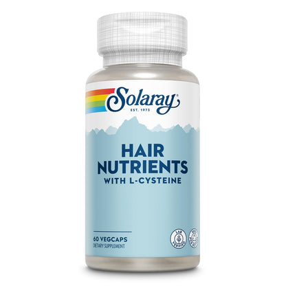 SOLARAY Hair Nutrients with L-Cysteine – Hair Growth Vitamins (Biotin)
