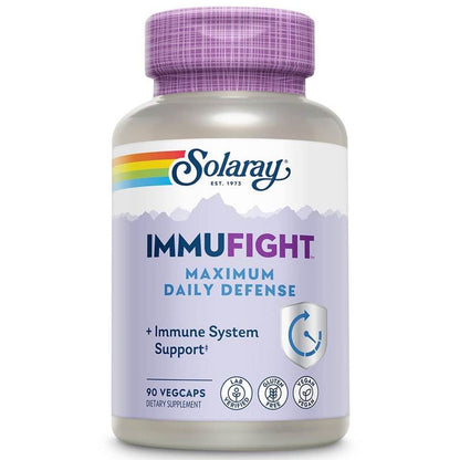 SOLARAY Immufight Maximum Daily Defense – All-Day Immune Support | Vegan & Gluten Free