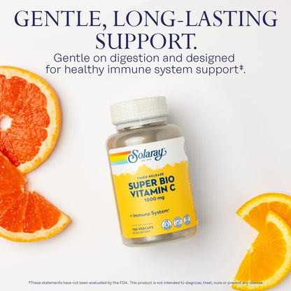 SOLARAY Vitamin C 1000mg - Timed Release with Bioflavonoids