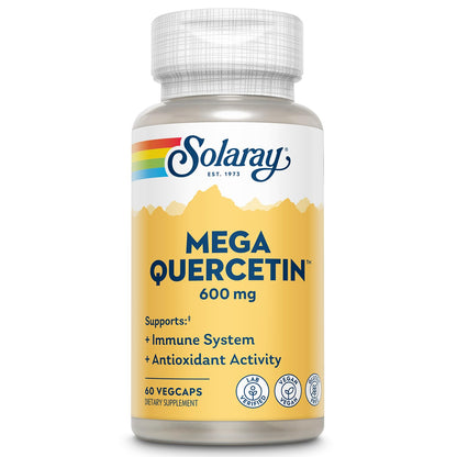 SOLARAY Mega Quercetin with Bromelain - Immune Support, Heart Health, Vegan