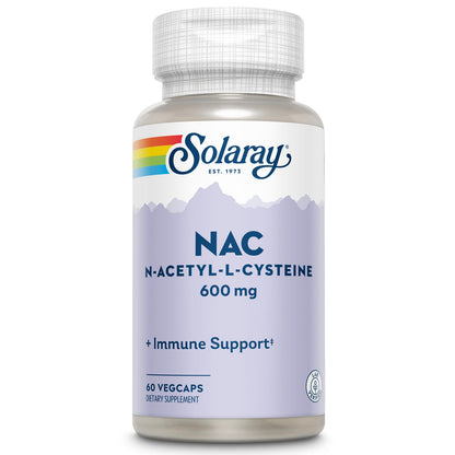 SOLARAY NAC 600 mg – N-Acetyl Cysteine for Immune Support