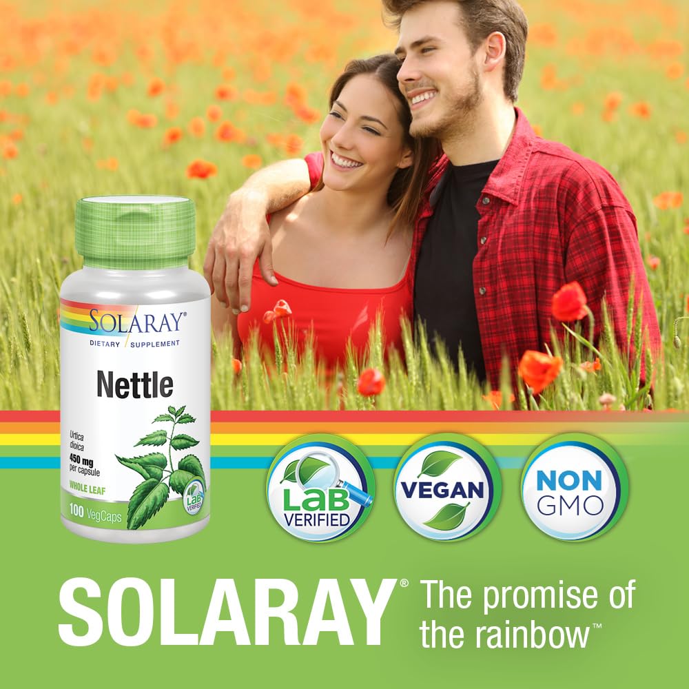 SOLARAY Nettle Leaf 900 mg – Vegan Urinary & Prostate Health