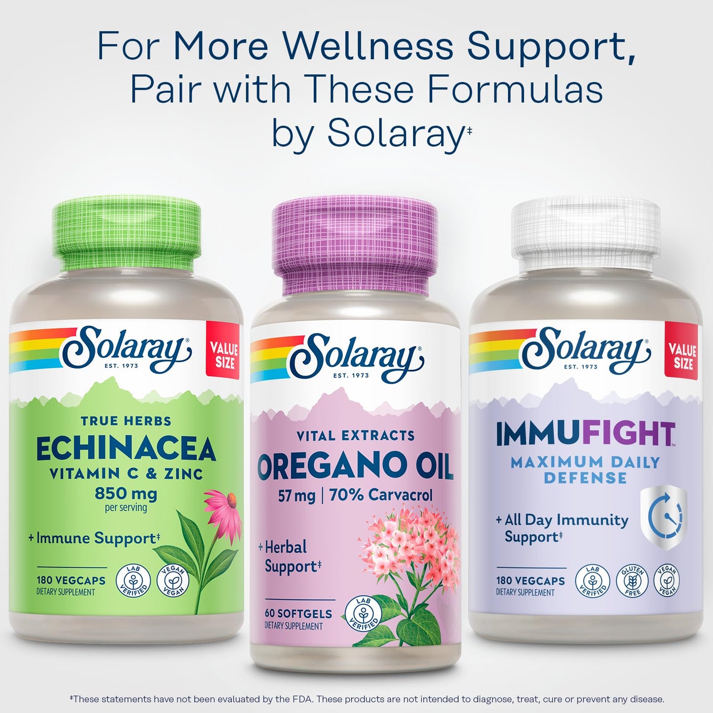 SOLARAY Oregano Oil 57 mg Softgels – Oil of Oregano with 70% Carvacrol