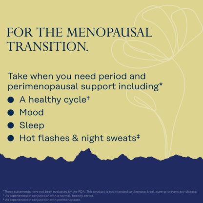 SOLARAY Perimenopause Life Stages – Natural Perimenopause Supplements for Women | No Hormones, 60-Day Guarantee