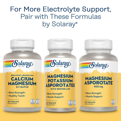 Solaray Potassium Asporotate Supplement – 99 mg, 200 Count