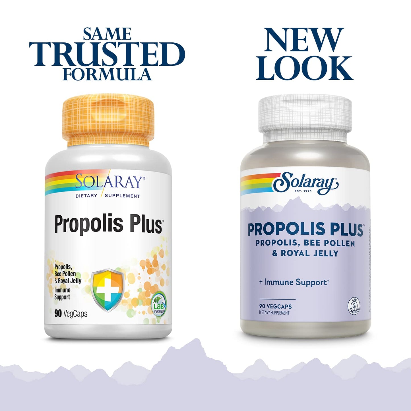 SOLARAY Propolis Plus | Immune Support with Propolis, Bee Pollen & Royal Jelly | 90 VegCaps