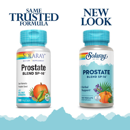 SOLARAY Prostate Blend SP-16 VCapsules (100 Count) - Prostate Support
