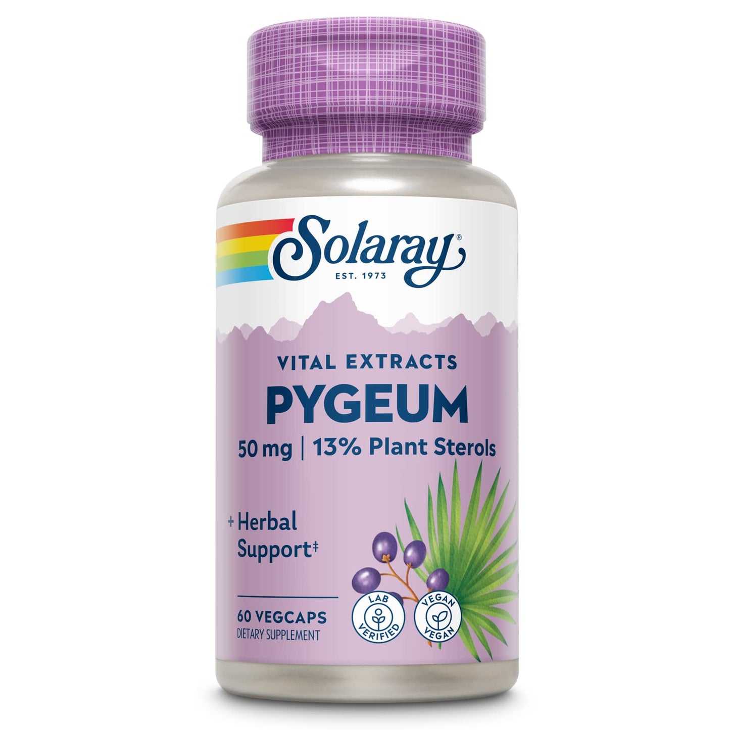 SOLARAY Pygeum Bark Extract 50mg – Prostate Health Support