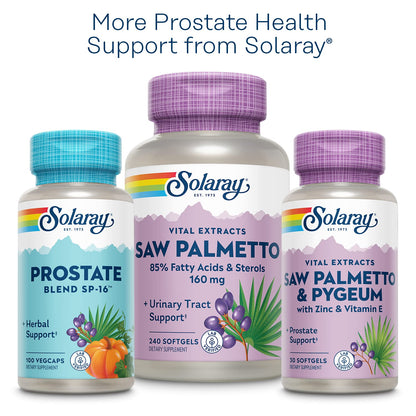 SOLARAY Pygeum Bark Extract 50mg – Prostate Health Support