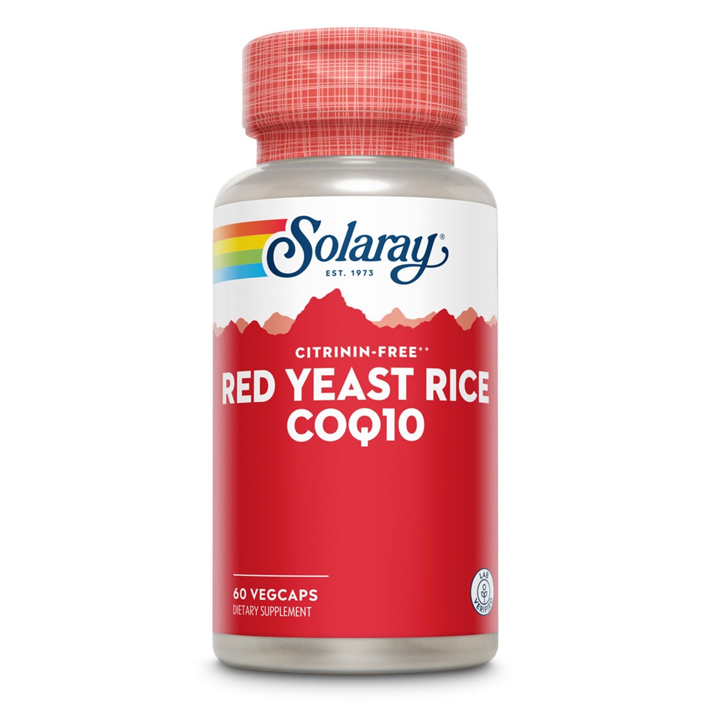 SOLARAY Red Yeast Rice Plus CoQ-10 & No-Flush Niacin - 60 Servings