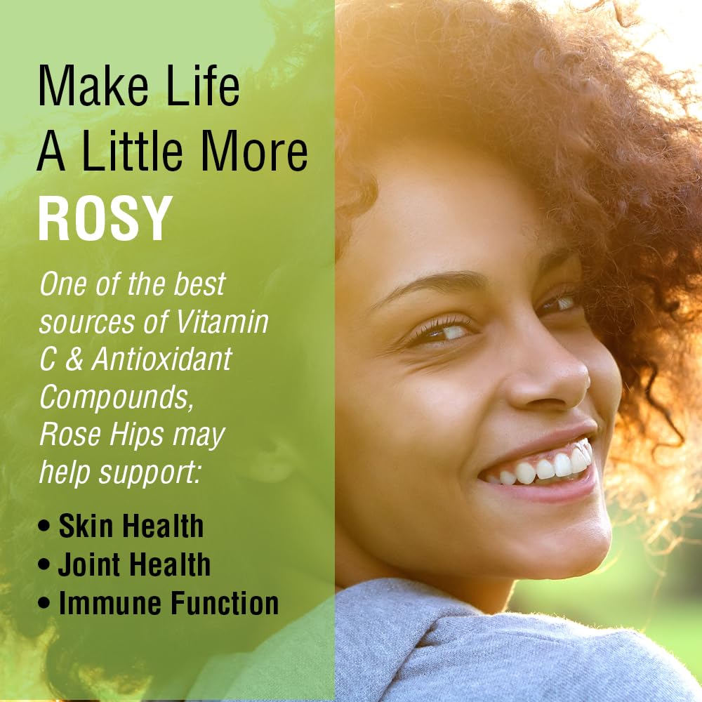 Solaray Rose Hips 550mg – Vitamin C, Bioflavonoids & Immune Support