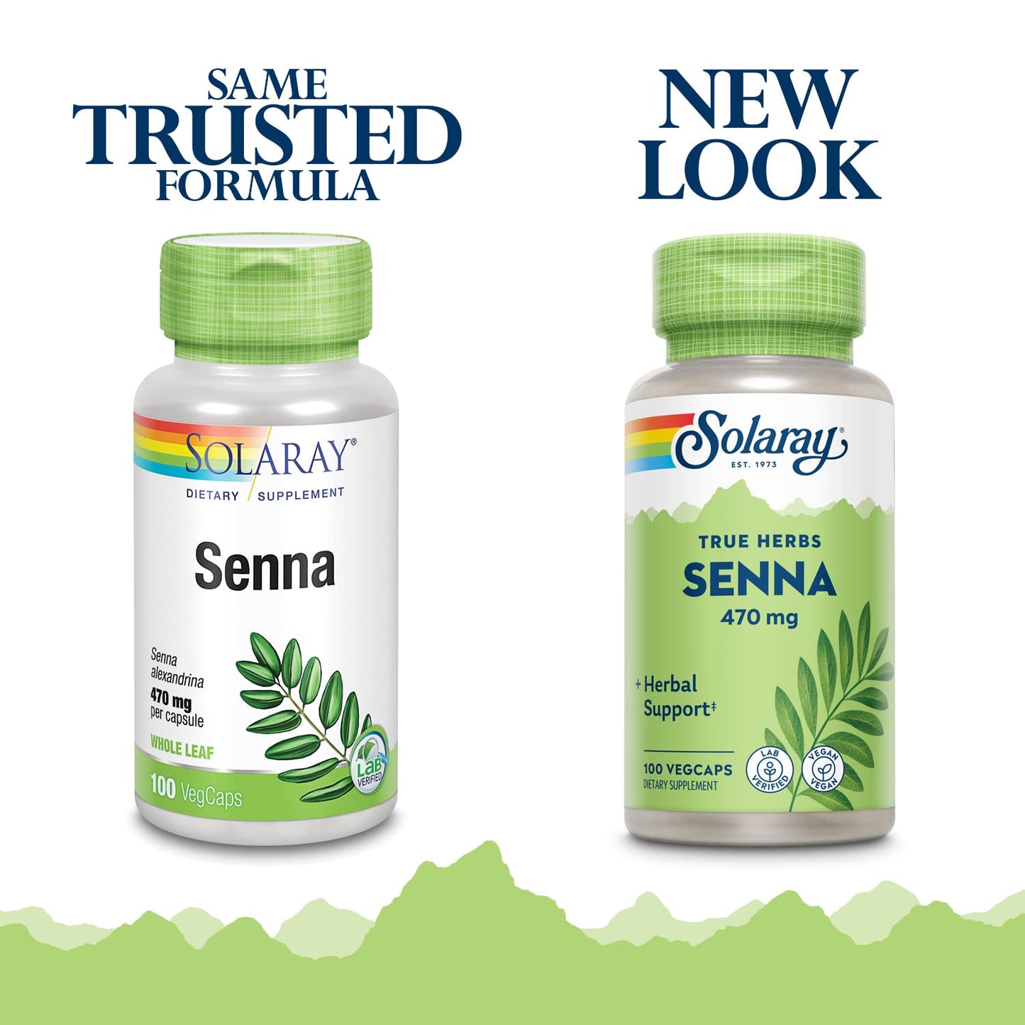 SOLARAY Senna Leaf Veg Cap 470mg | 100 Count
