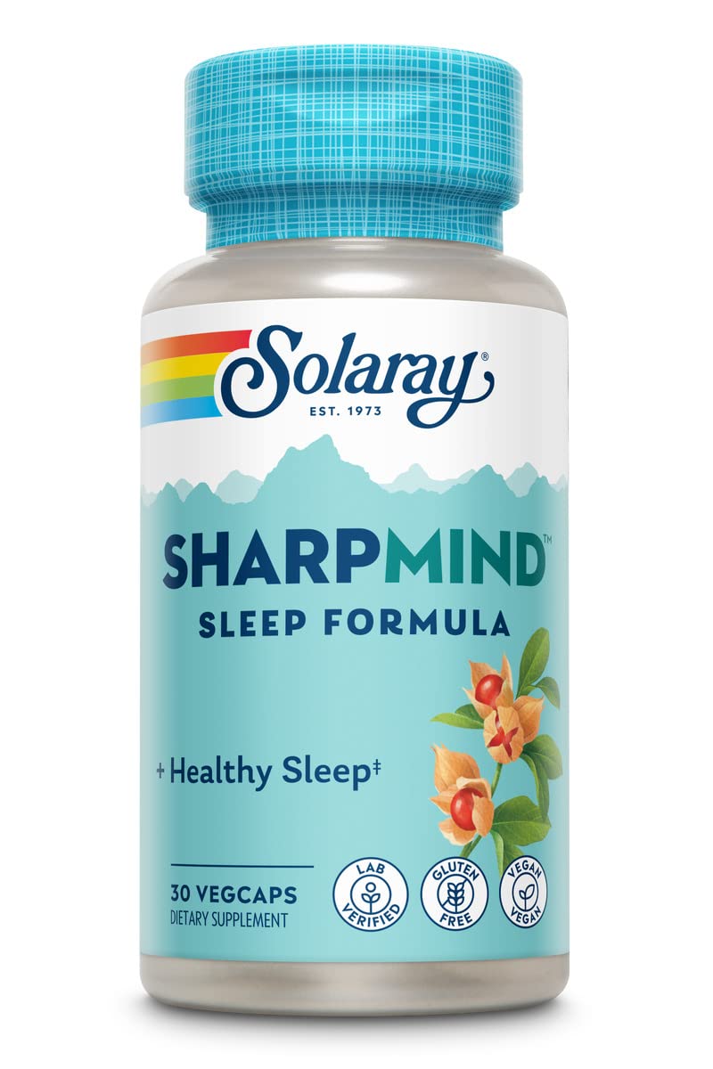 SOLARAY SharpMind Sleep – 3mg Melatonin Nootropic Sleep Aid