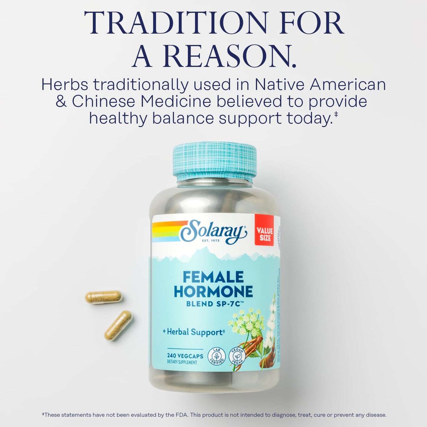 Solaray SP-7C Female Hormone Blend – Herbal Balance for Women