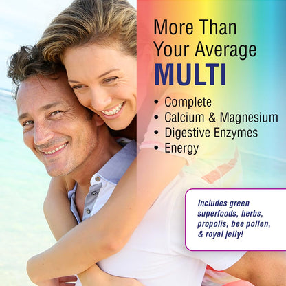 SOLARAY Spectro Multivitamin Iron Free – 41 Servings, 250 Capsules | Immune & Bone Health