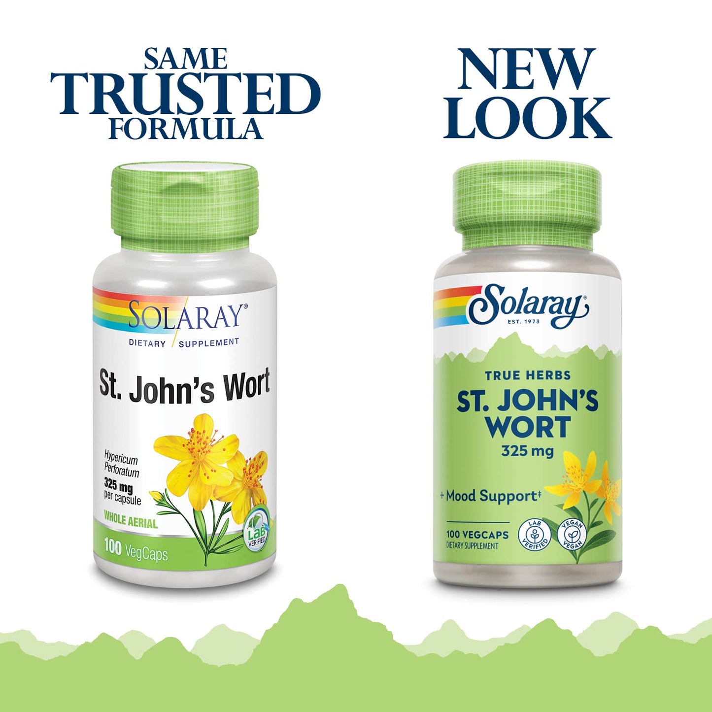 SOLARAY St Johns Wort 325 mg – Mood Support (Vegan, Lab Verified)