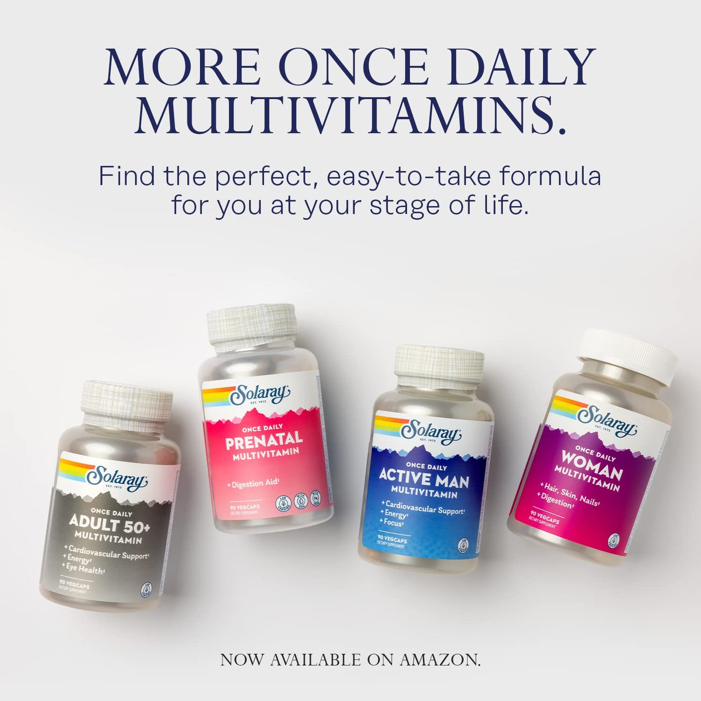 Solaray Once Daily Active Man Multivitamin – Cellular Energy & Immune Support (90 Servings)