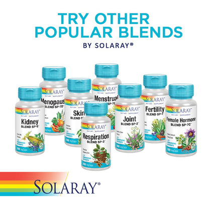 SOLARAY Thyroid Blend SP-26 - Herbal Support for Thyroid Function | Non-GMO, Vegan | 100 VegCaps