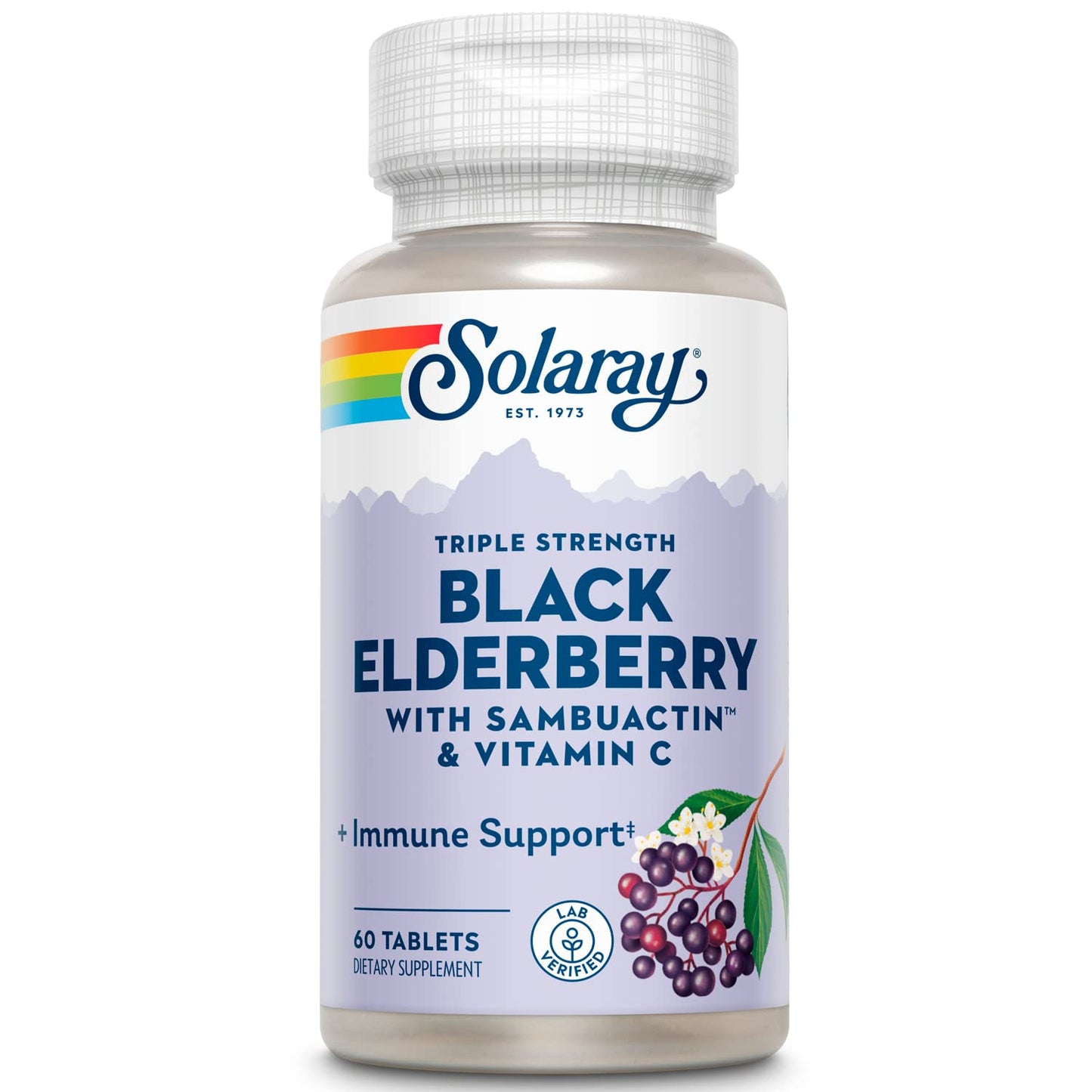 SOLARAY Triple Strength Sambuactin 1200 mg Tablets | 60 Count | Immune Support
