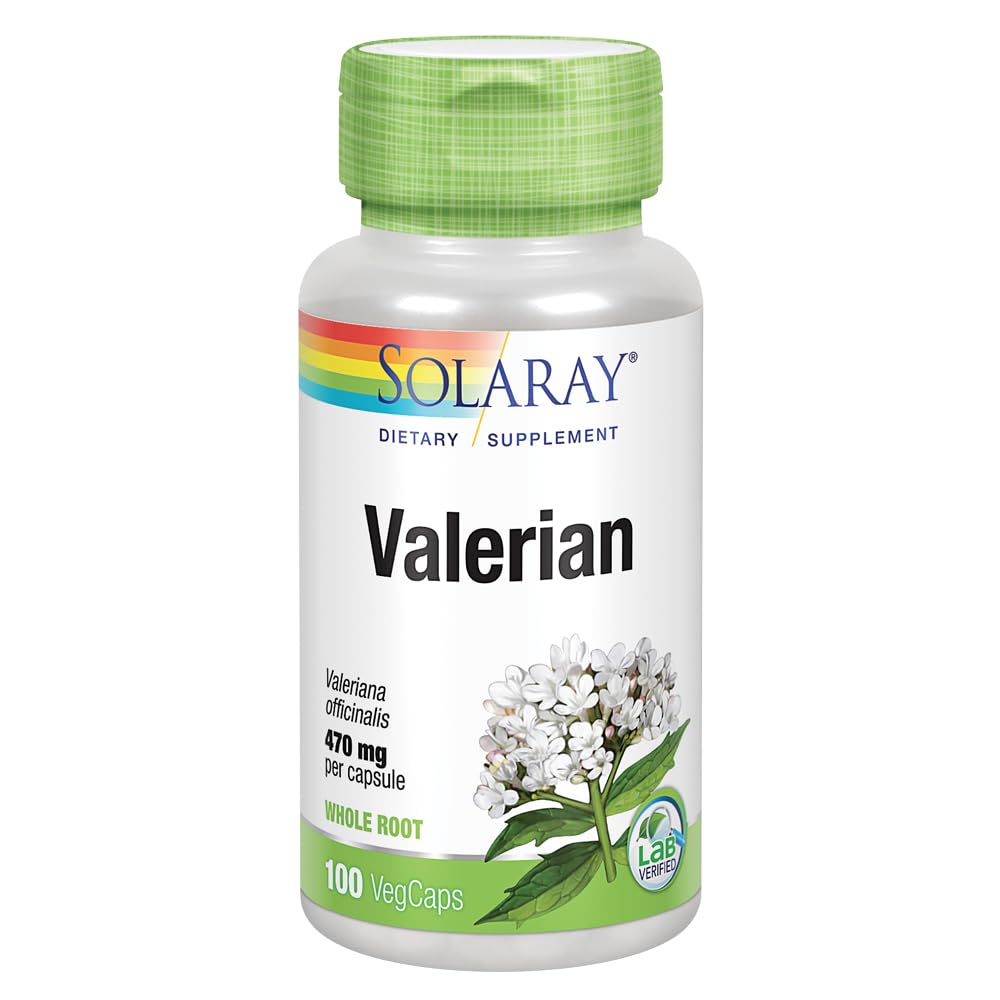 SOLARAY Valerian 470mg | Relaxation Support (100 CT)